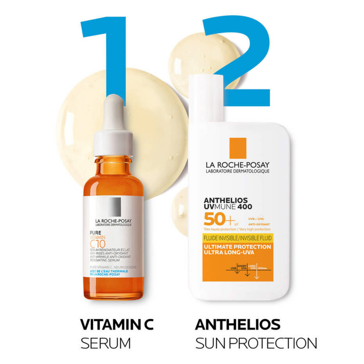 La Roche Posay Anthelios UVMune 400 Invisible Fluid Spf50+ Sun Cream For Sensitive Skin 50ml
