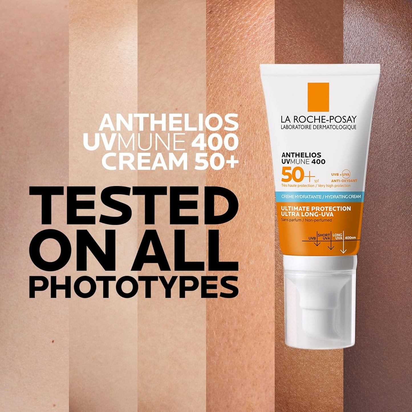 La Roche Posay - Anthelios UVMune 400 Hydrating Cream SPF50+ For Sensitive Skin 50ml