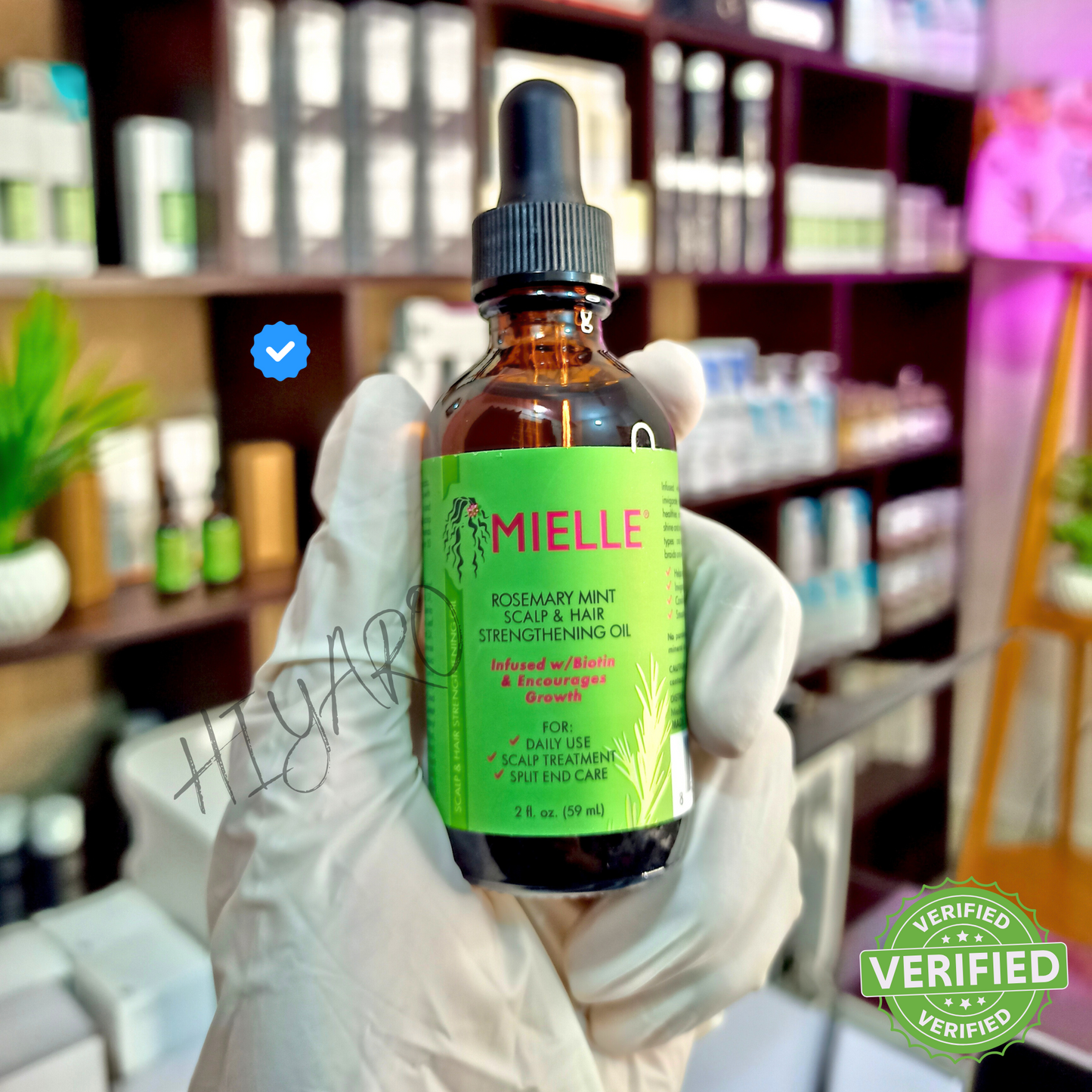 Mielle Rosemary Mint Scalp & Hair Strengthening Oil For Hair Loss Treatment 59ml - USA Variant