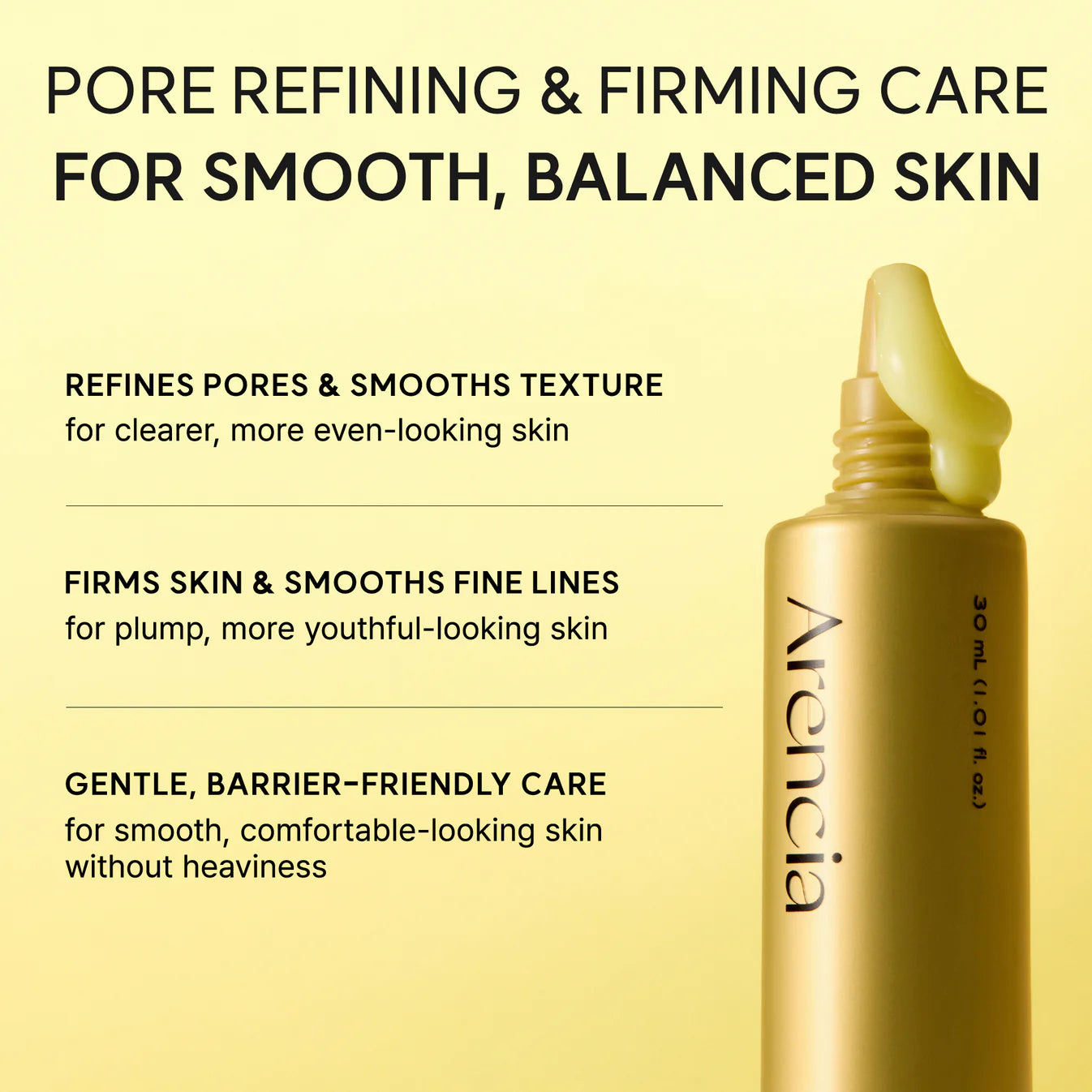 Arencia Retinal Booster Shot, Advanced Retinal & Caffeine Formula for Firm, Pore-Refined Skin 30ml