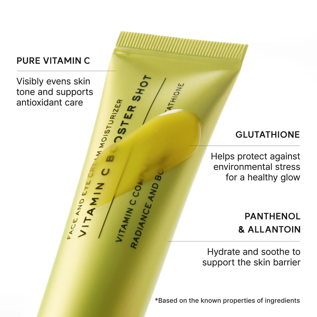 Arencia Vitamin C Booster Shot, Pure Vitamin C + Glutathione for Bright, Healthy Skin Glow 30ml