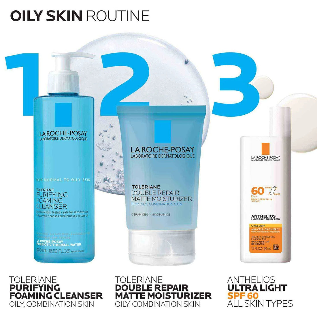 La Roche Posay Toleriane Double Repair Matte Face Moisturizer for Oily Skin 100ml