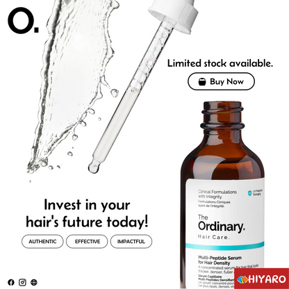THE ORDINARY MULTI-PEPTIDE SERUM FOR HAIR DENSITY 60ML -Canada 🇨🇦
