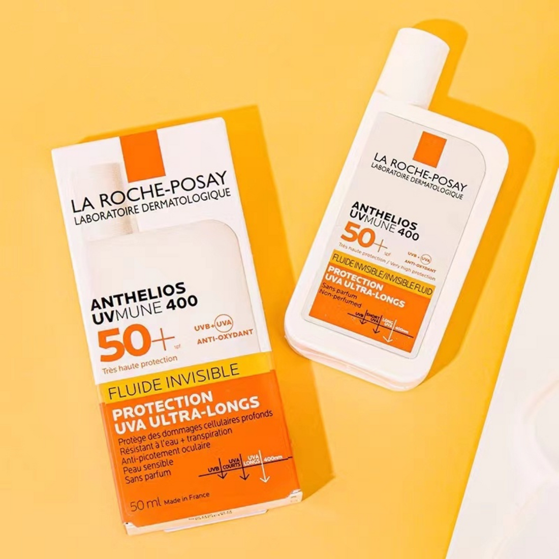 La Roche Posay Anthelios UVMune 400 Invisible Fluid Spf50+ Sun Cream For Sensitive Skin 50ml