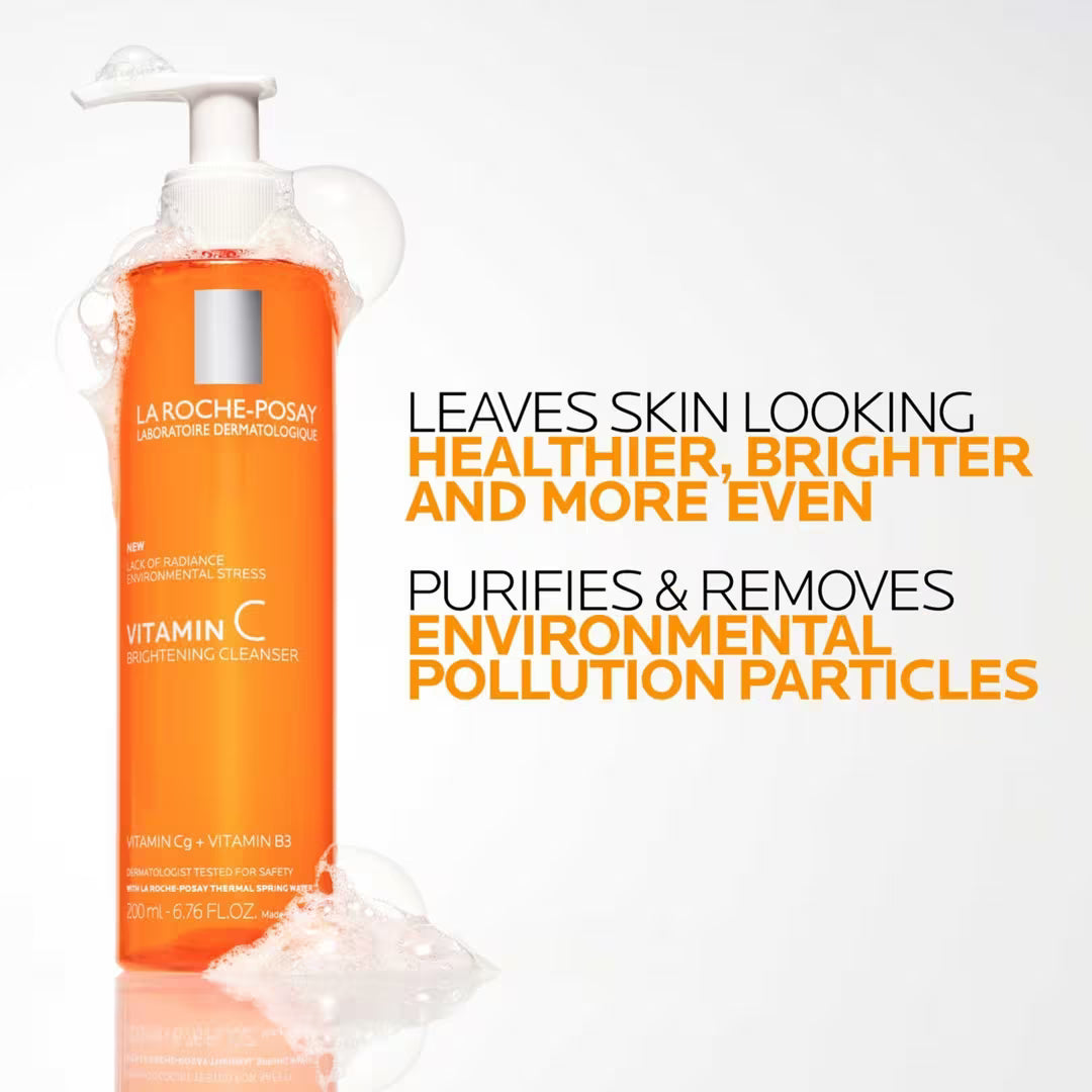 La Roche Posay Vitamin C Brightening Facial Cleanser 200ml