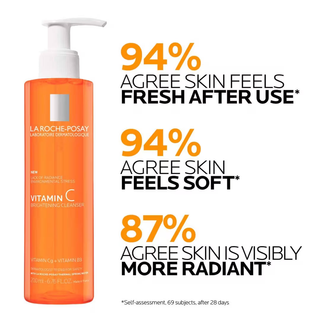La Roche Posay Vitamin C Brightening Facial Cleanser 200ml