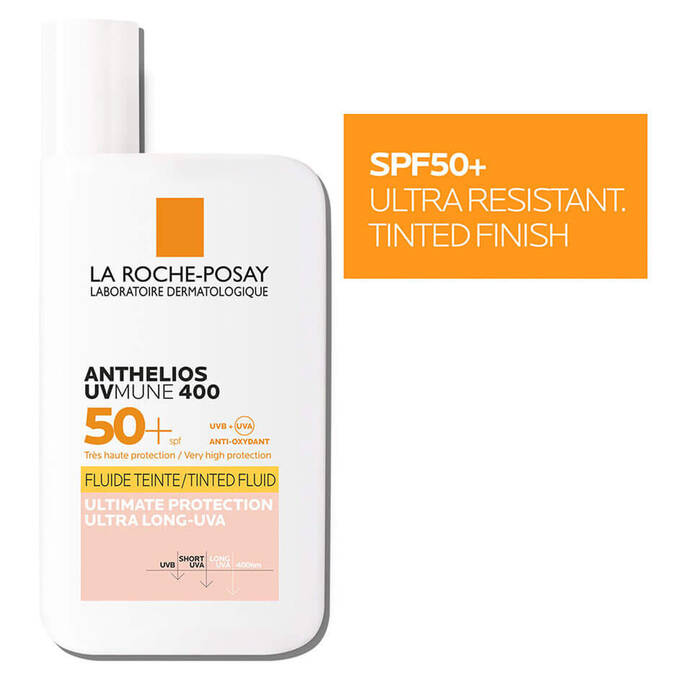 La Roche Posay Anthelios Uvmune 400 Invisible Tinted Fluid Spf50+ Sun Cream 50ML