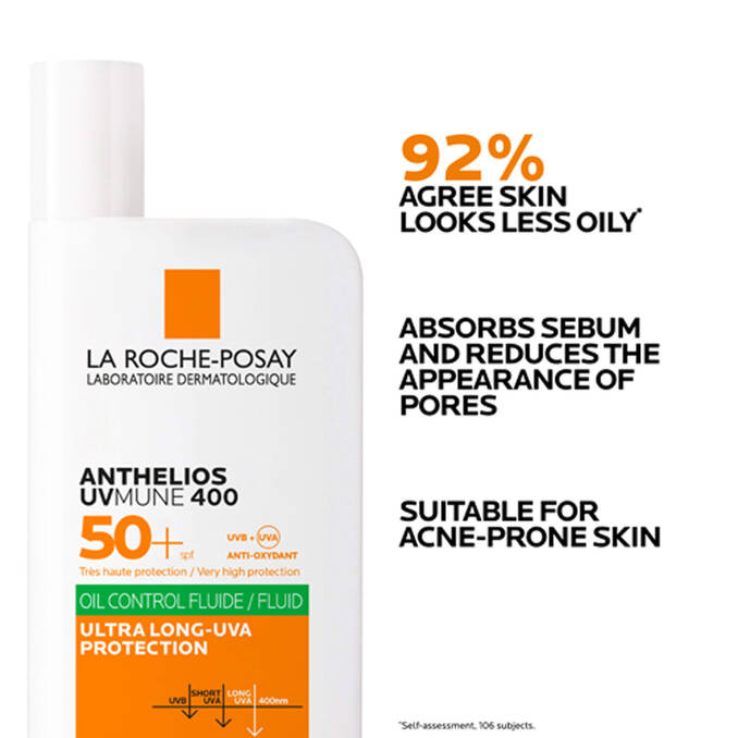 La Roche Posay Anthelios UVMune 400 Oil Control Invisible Fluid 50ml
