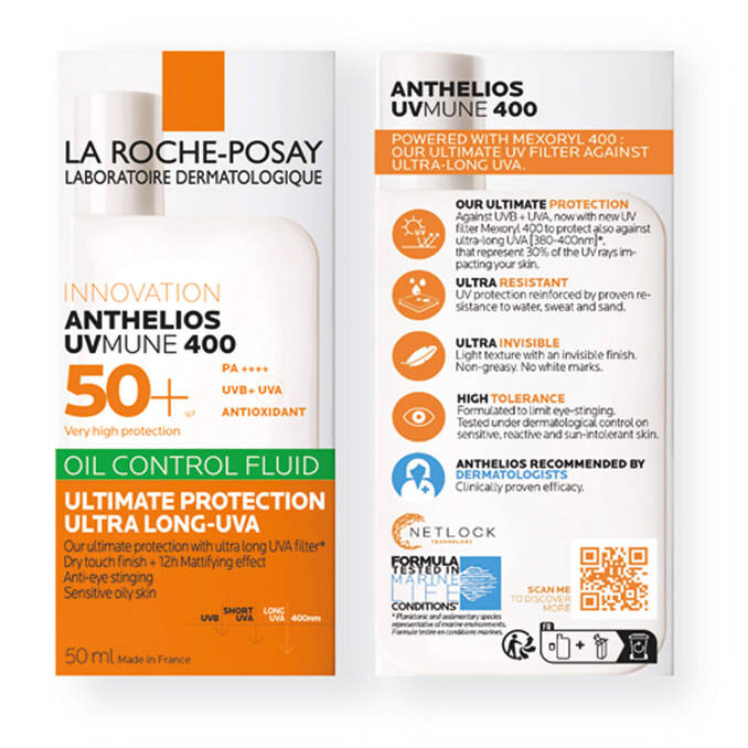 La Roche Posay Anthelios UVMune 400 Oil Control Invisible Fluid 50ml