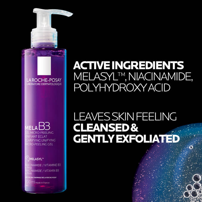 La Roche Posay Mela B3 GEL MICRO-PEELING Cleanser for Dark Spots 200ml