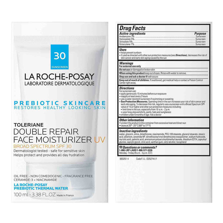 La Roche Posay Toleriane Double Repair Facial Moisturizer With SPF30 100ml