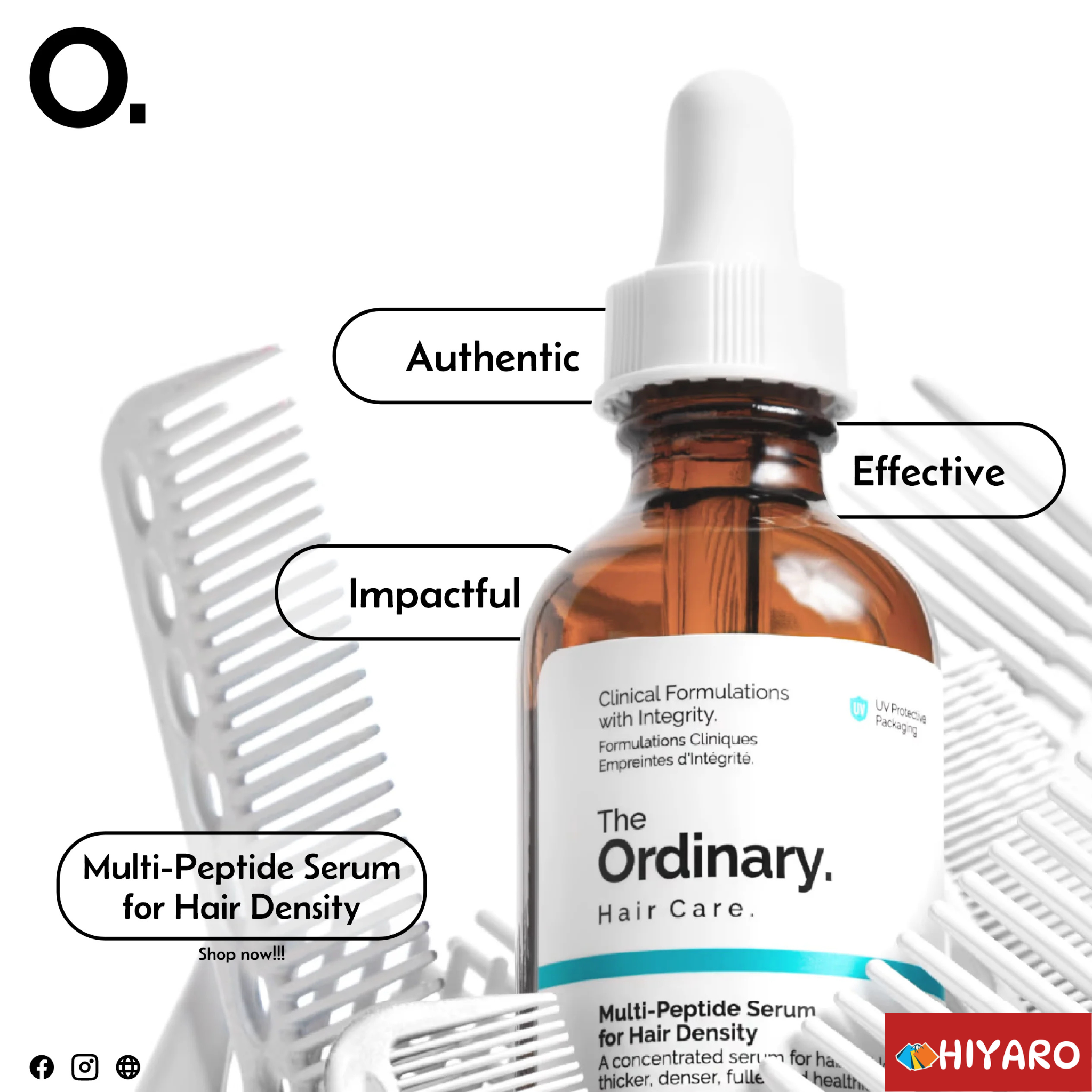 THE ORDINARY MULTI-PEPTIDE SERUM FOR HAIR DENSITY 60ML -Canada 🇨🇦