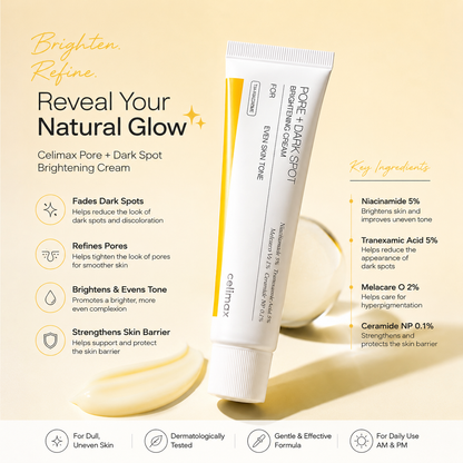 CELIMAX Pore+Dark Spot Brightening Cream 35ml