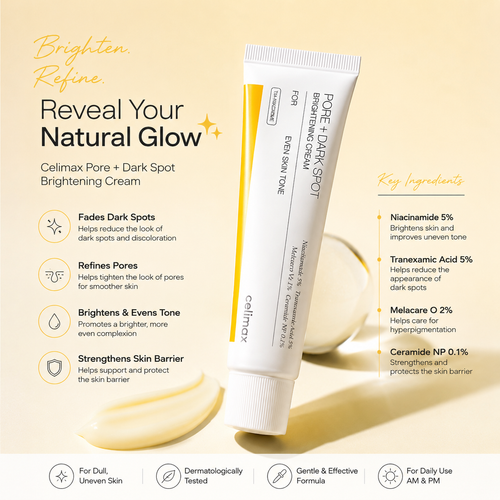 CELIMAX Pore+Dark Spot Brightening Cream 35ml