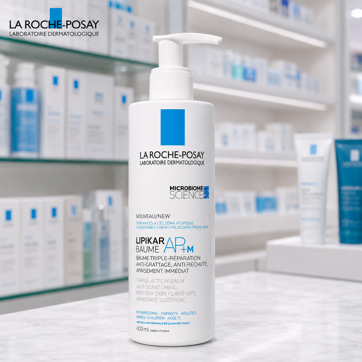 La Roche-Posay Lipikar Balm AP+M Moisturiser For Dry Skin 400ml