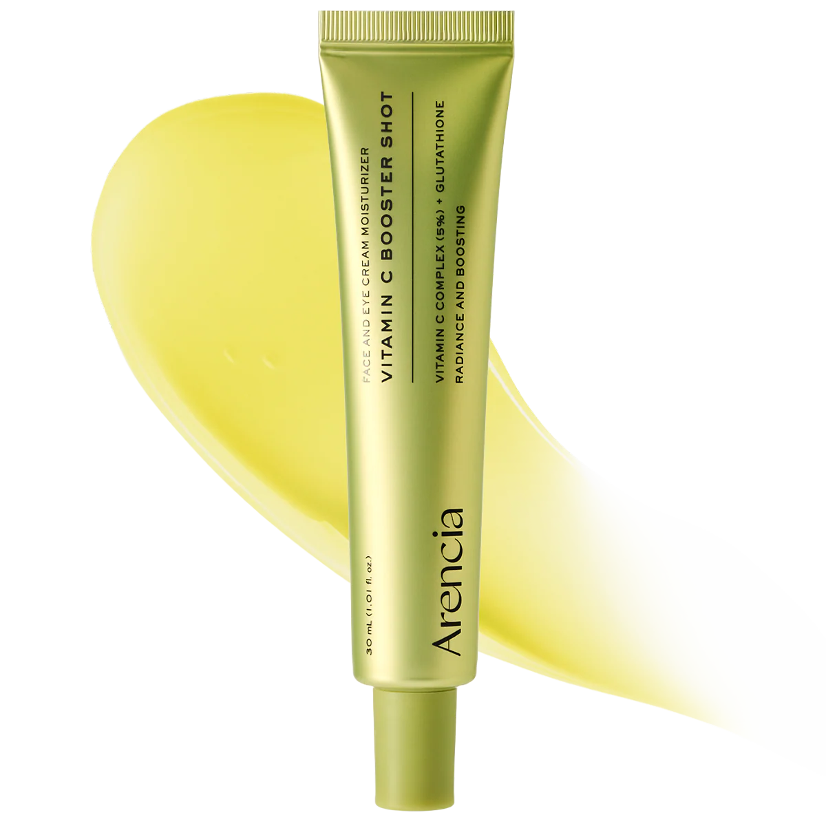 Arencia Vitamin C Booster Shot, Pure Vitamin C + Glutathione for Bright, Healthy Skin Glow 30ml