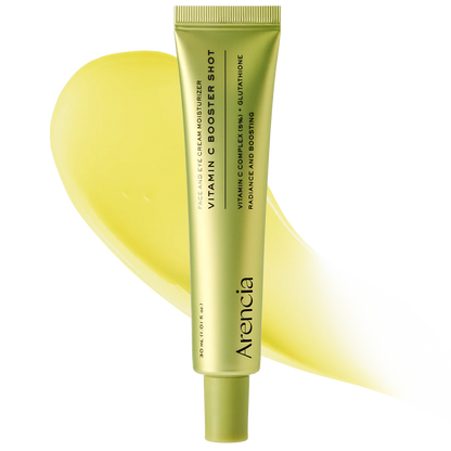 Arencia Vitamin C Booster Shot, Pure Vitamin C + Glutathione for Bright, Healthy Skin Glow 30ml