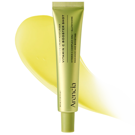 Arencia Vitamin C Booster Shot, Pure Vitamin C + Glutathione for Bright, Healthy Skin Glow 30ml
