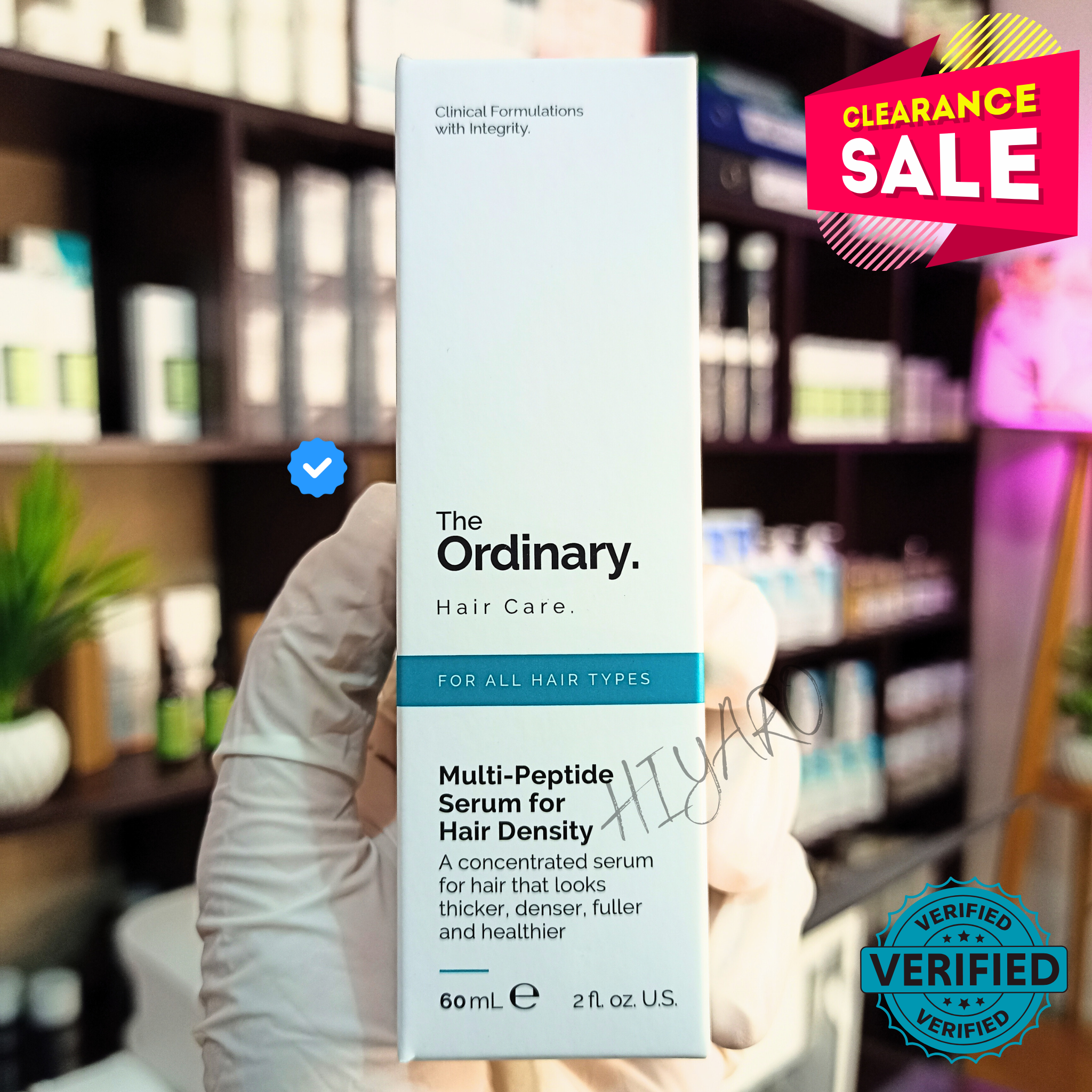THE ORDINARY MULTI-PEPTIDE SERUM FOR HAIR DENSITY 60ML -Canada 🇨🇦