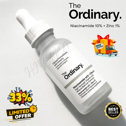 The Ordinary Niacinamide 10%+ Zinc 1% Serum 30mL - Made in Canada