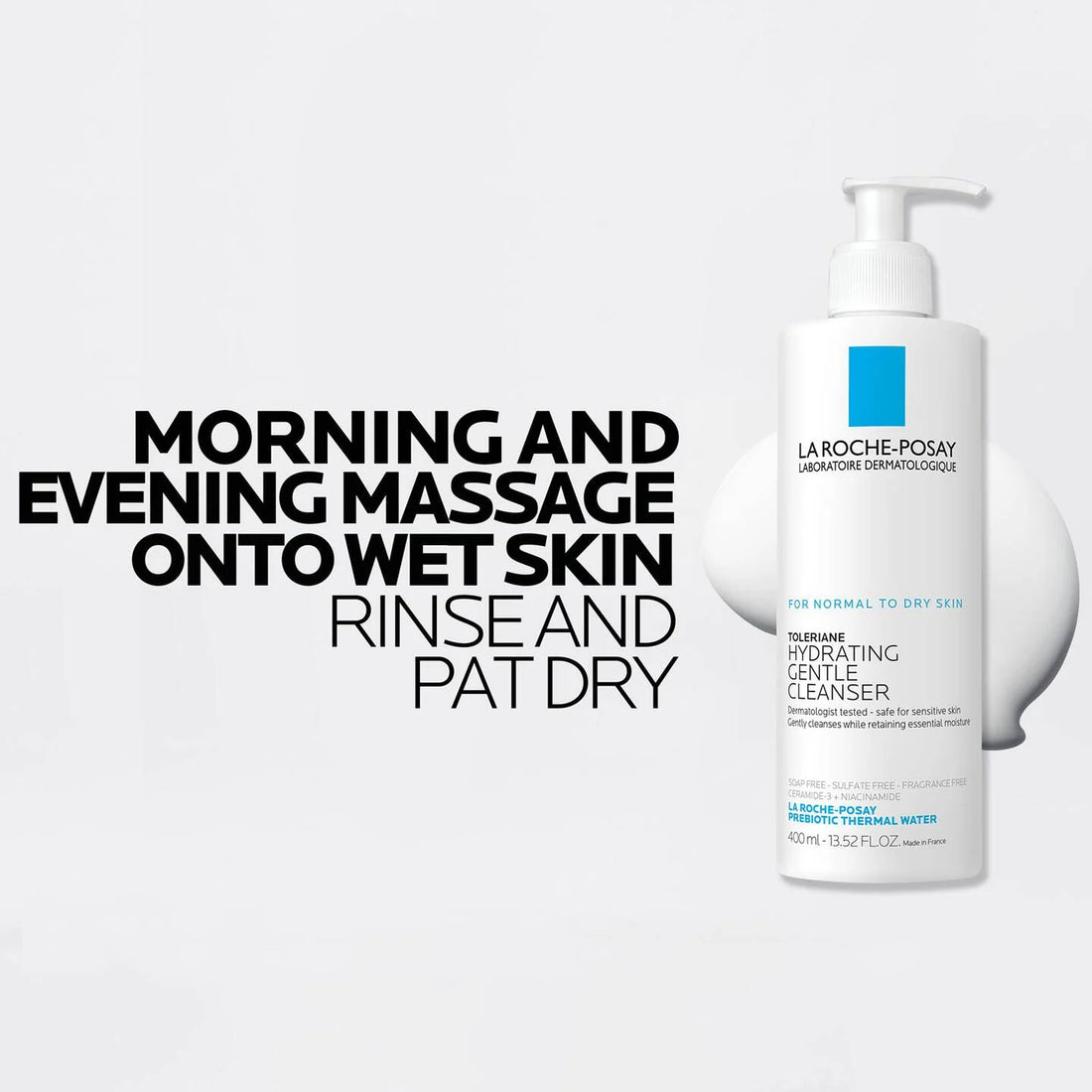 La Roche Posay Toleriane Hydrating Gentle Facial Cleanser 400ml