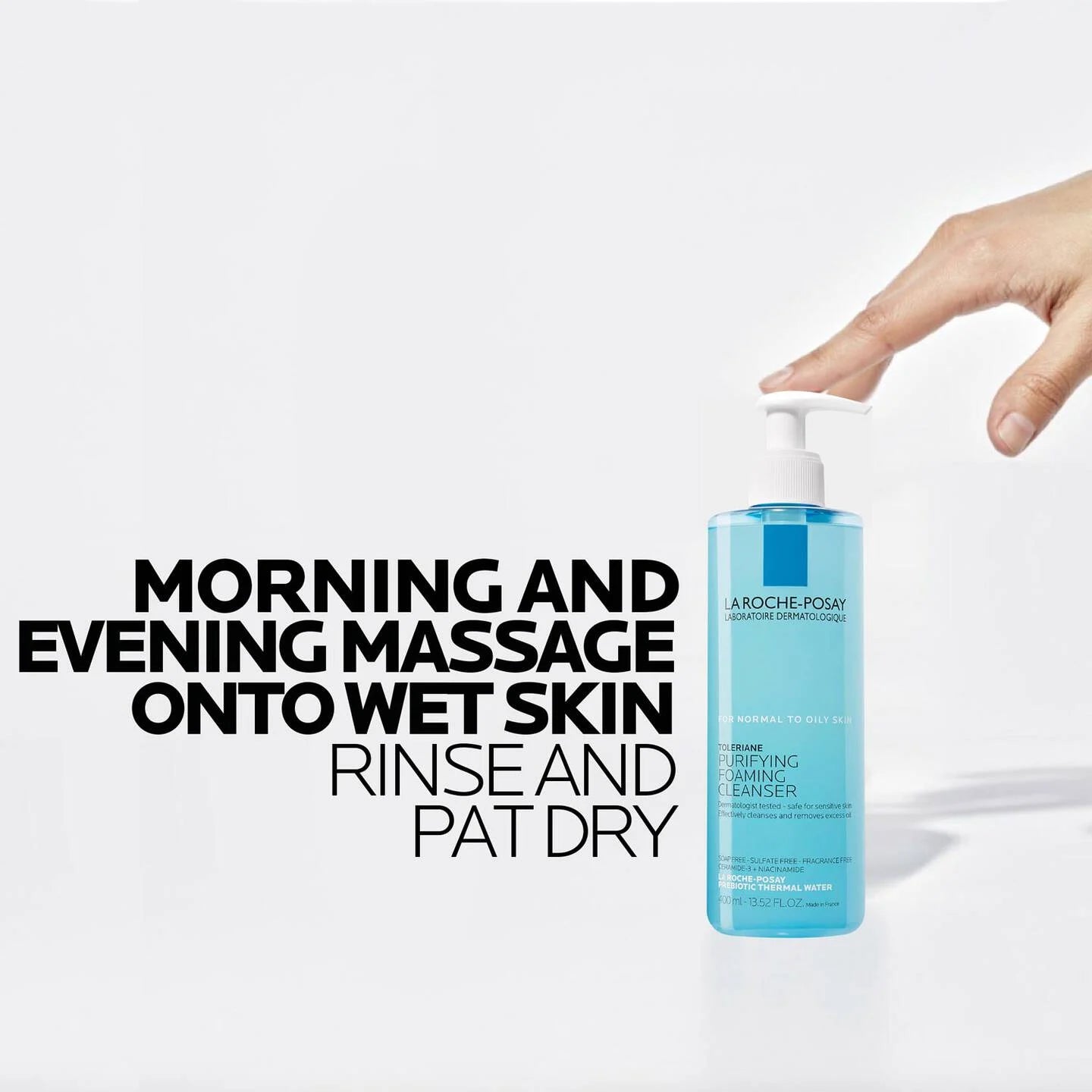 La Roche Posay Toleriane Purifying Foaming Face Wash 400ml