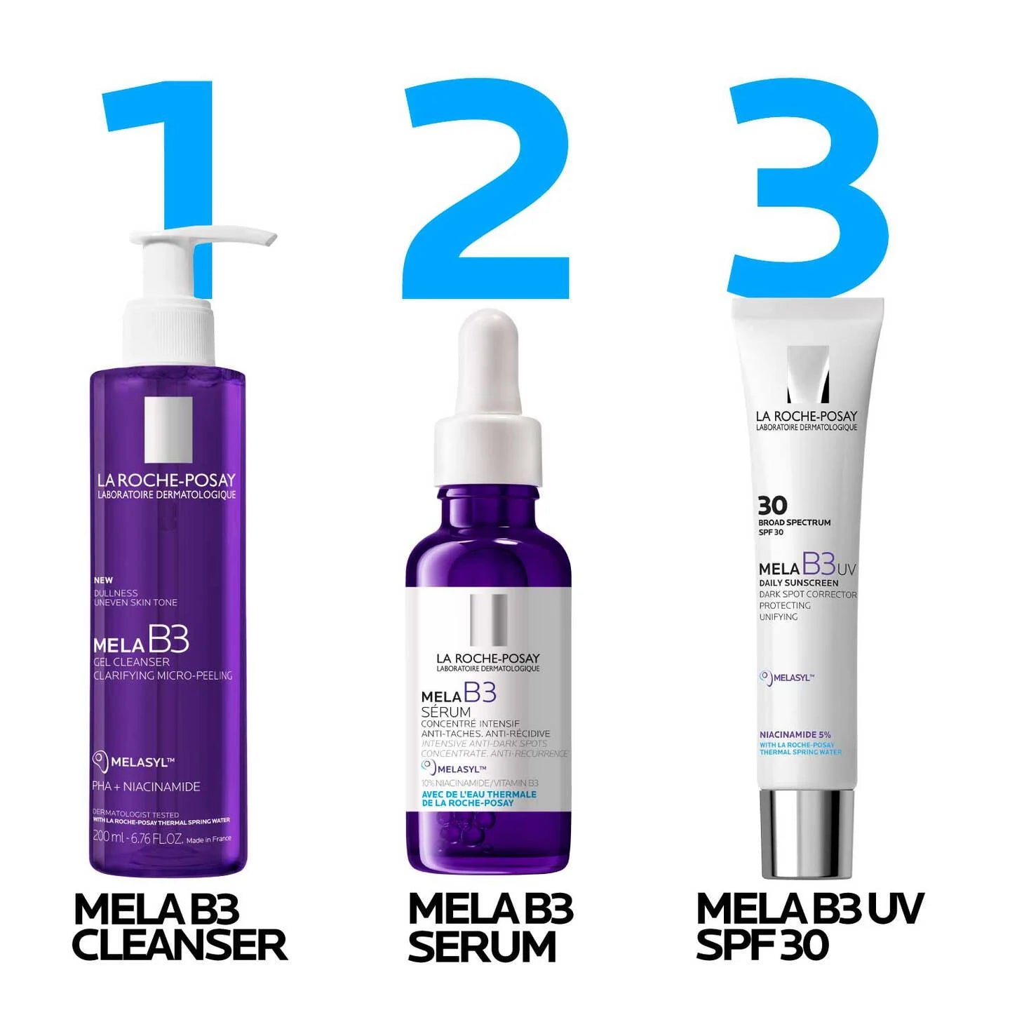 La Roche Posay Mela B3 GEL MICRO-PEELING Cleanser for Dark Spots 200ml