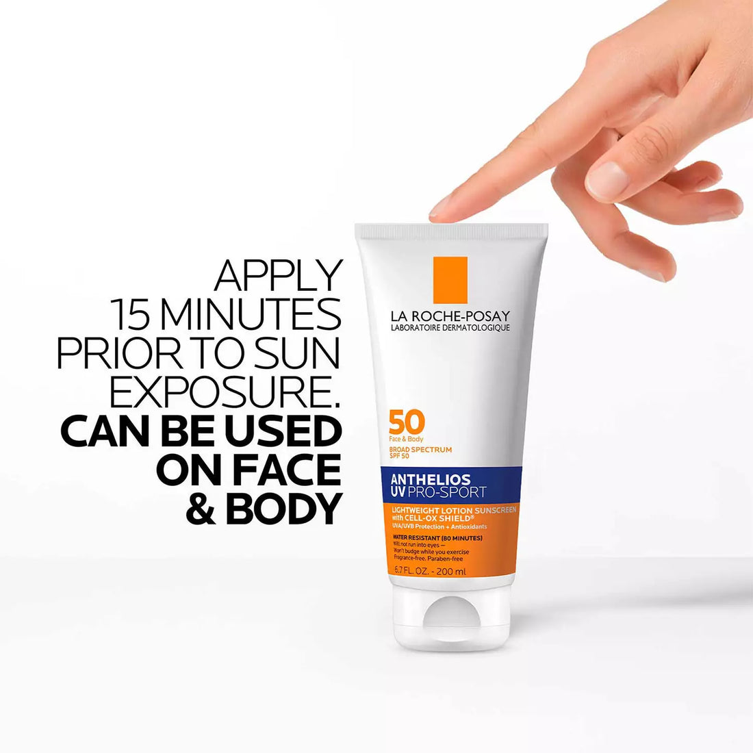 La Roche Posay - Anthelios UV Pro Sport US open Official Sunscreen SPF 50 200ml