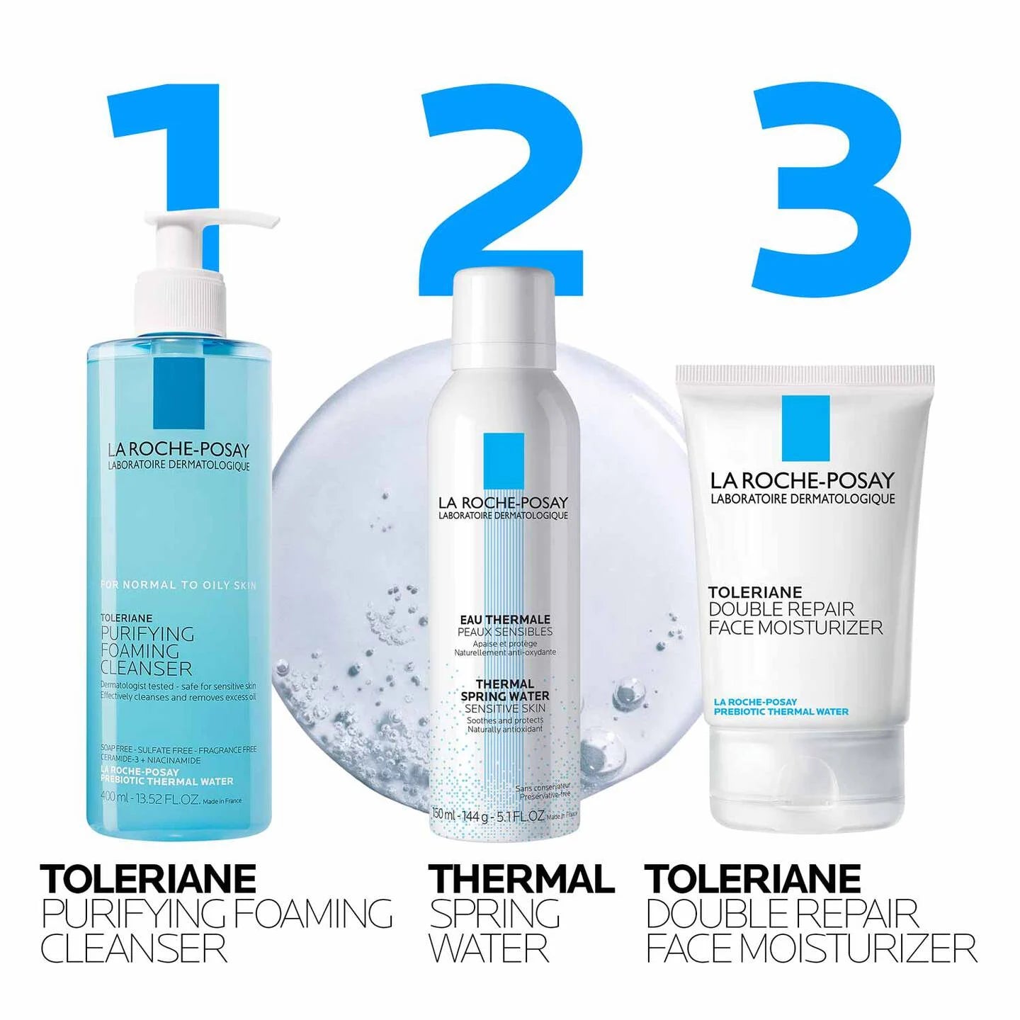 La Roche Posay Toleriane Purifying Foaming Face Wash 400ml