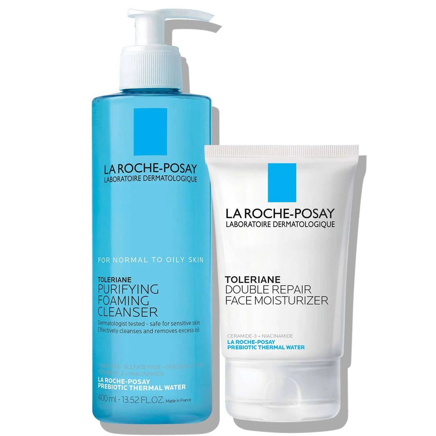 La Roche Posay Toleriane Cleanser & Face Moisturizer