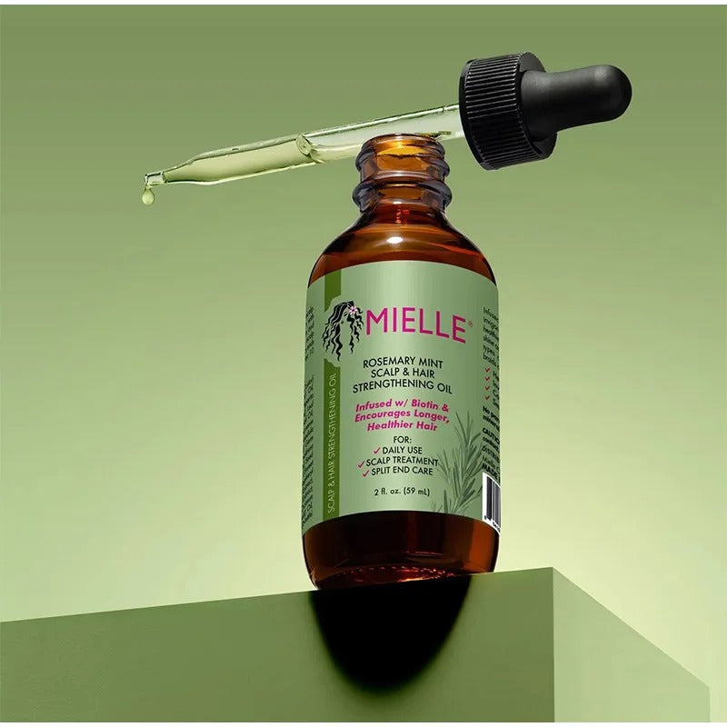 Mielle Rosemary Mint Scalp & Hair Strengthening Oil For Hair Loss Treatment 59ml - USA Variant