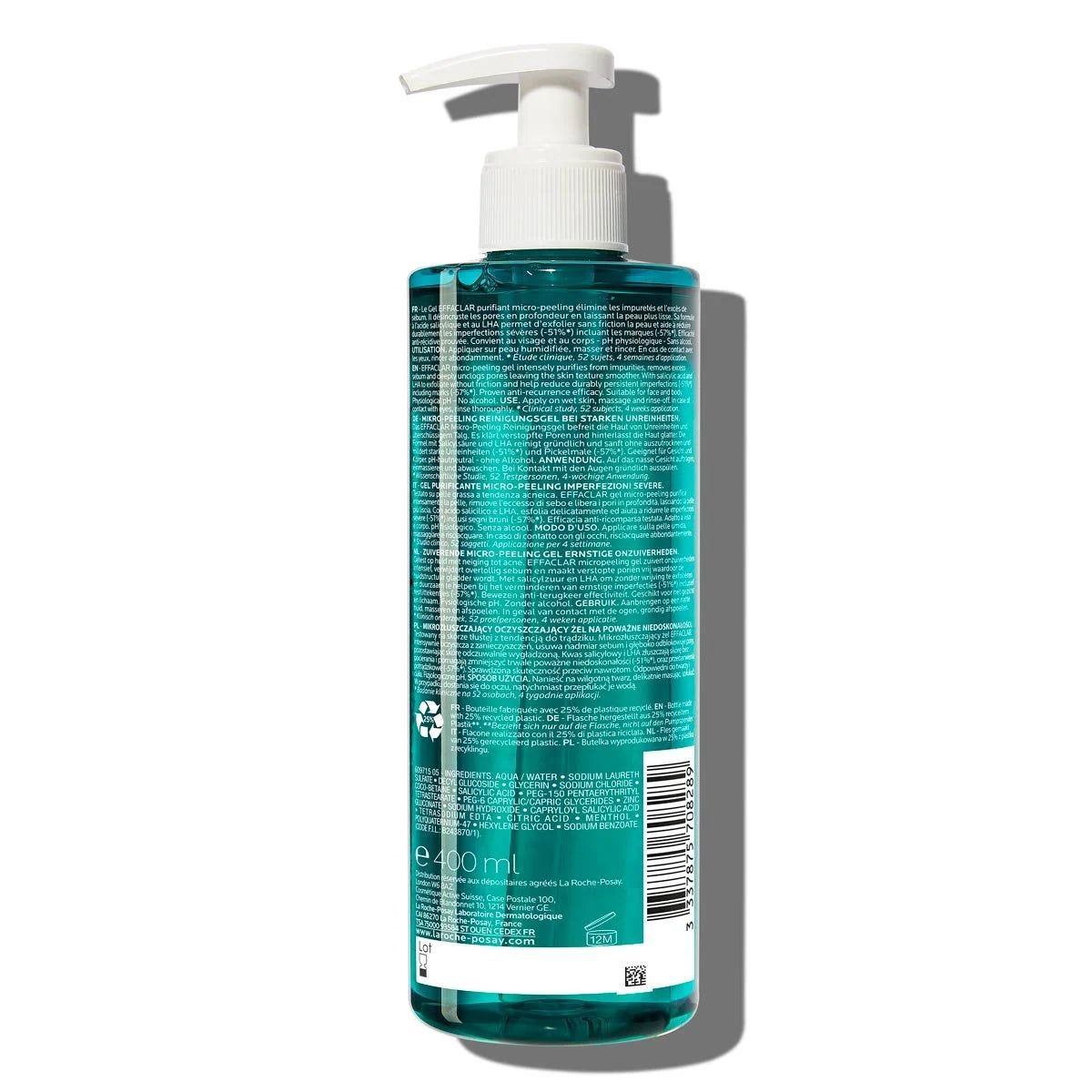 La Roche-Posay Effaclar Micro-Peeling Purifying Gel 400ml
