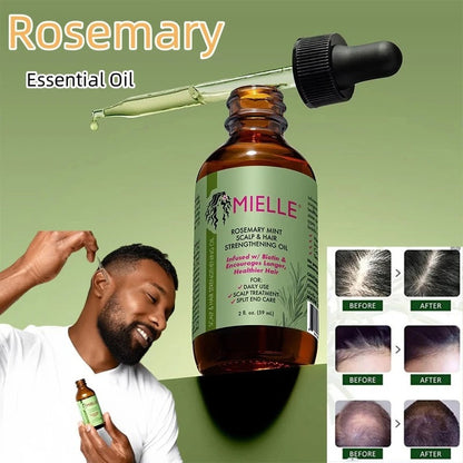 Mielle Rosemary Mint Scalp & Hair Strengthening Oil For Hair Loss Treatment 59ml - USA Variant