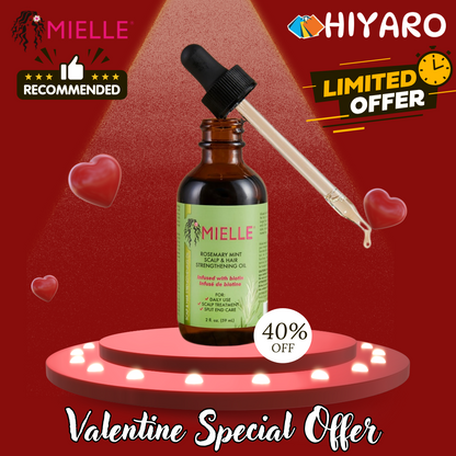 Mielle Rosemary Mint Scalp & Hair Strengthening Oil For Hair Loss Treatment 59ml - USA Variant